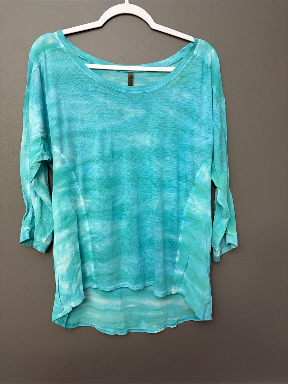 XCVI Aqua Tie-Dye Tunic Top - Size S
